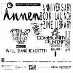 innen Anniversary Book Launch + Zine Library