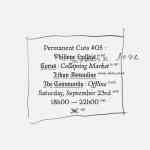 Permanent Cuts #05 : Philippe Hallais